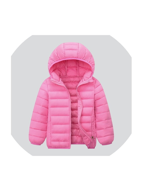 Kids Baby Girls Winter Coat,Baby Boys Puffer Coat Hooded Jacket Long Sleeve Light Winter Coats for Kids Baby Winter Down Coat Baby Girl Winter Clothes