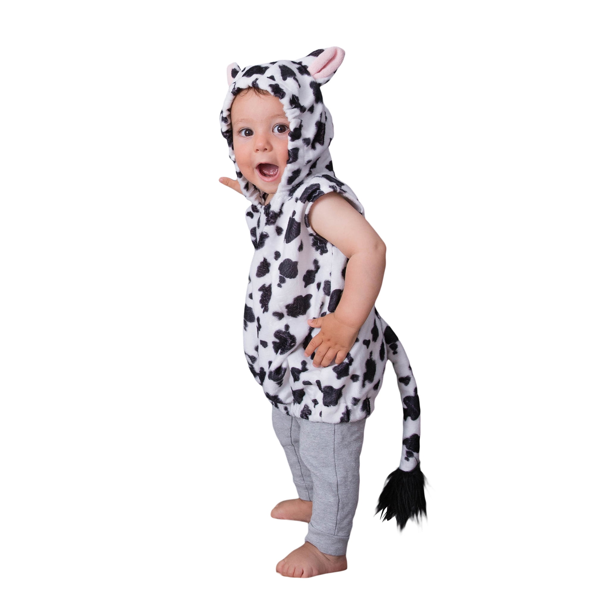 Kids Baby Halloween Animal Costume Cute Bunny Ear Hoodie Romper