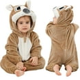 thumbnail image 1 of Kids Baby Halloween Hooded Jumpsuit Baby Animal Outfit Long Sleeve Romper Warm Baby Pajamas Baby Outfits 4-5 Years, 1 of 4