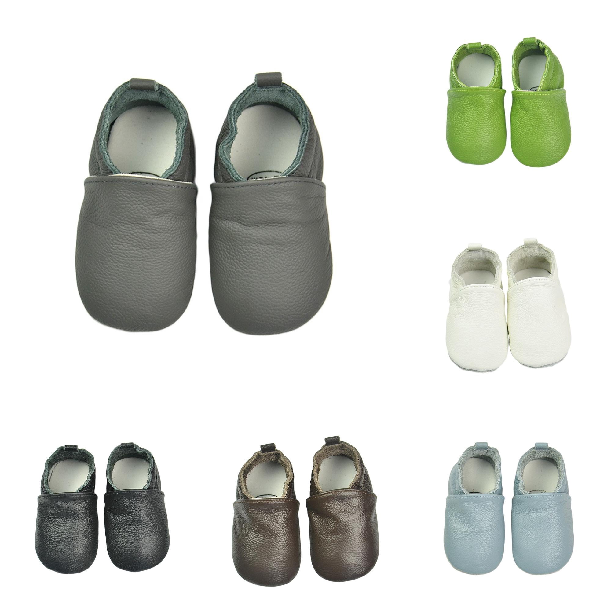 Kids Baby Shoes – Soft Leather First Walking Anti Slip Pull On Sole ...