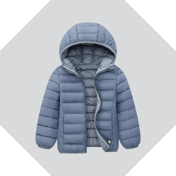 Kids Baby Winter Coat,Baby Boys Puffer Coat Hooded Jacket Zipper Windproof Jacket Outwear for Baby Kids Baby Winter Jacket Baby Boy Clothes