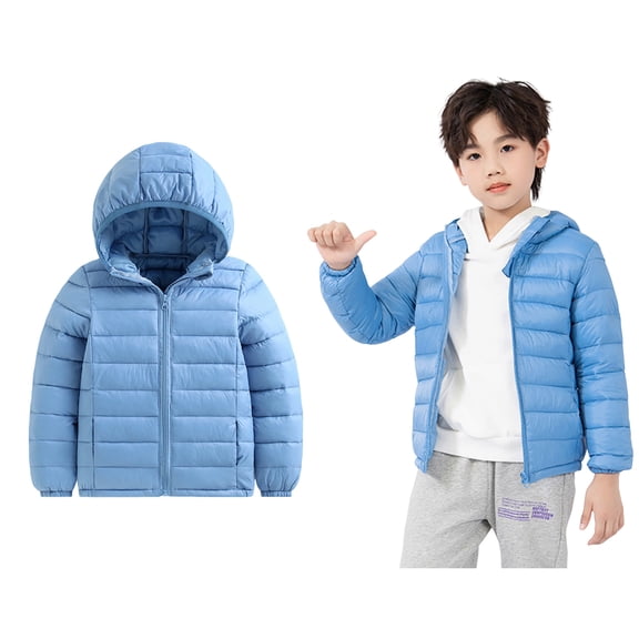 Kids Baby Winter Coat,Baby Boys Puffer Coat Hooded Jackets with Pockets Windproof Down Jacket for Baby Girls Baby Winter Jacket Baby Clothes