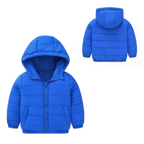Kids Baby Winter Coat,Baby Boys Puffer Coat with Hoods Thicken Windproof Zipper Warm Outwear for Baby Girls Warm Outerwear Baby Clothes