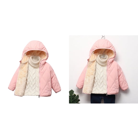 Kids Baby Winter Coat,Kids Puffer Coat Hooded Jacket Thicken Windproof Zipper Warm Outwear for Baby Kids Fall Outfits for Girls Baby Boy Clothes