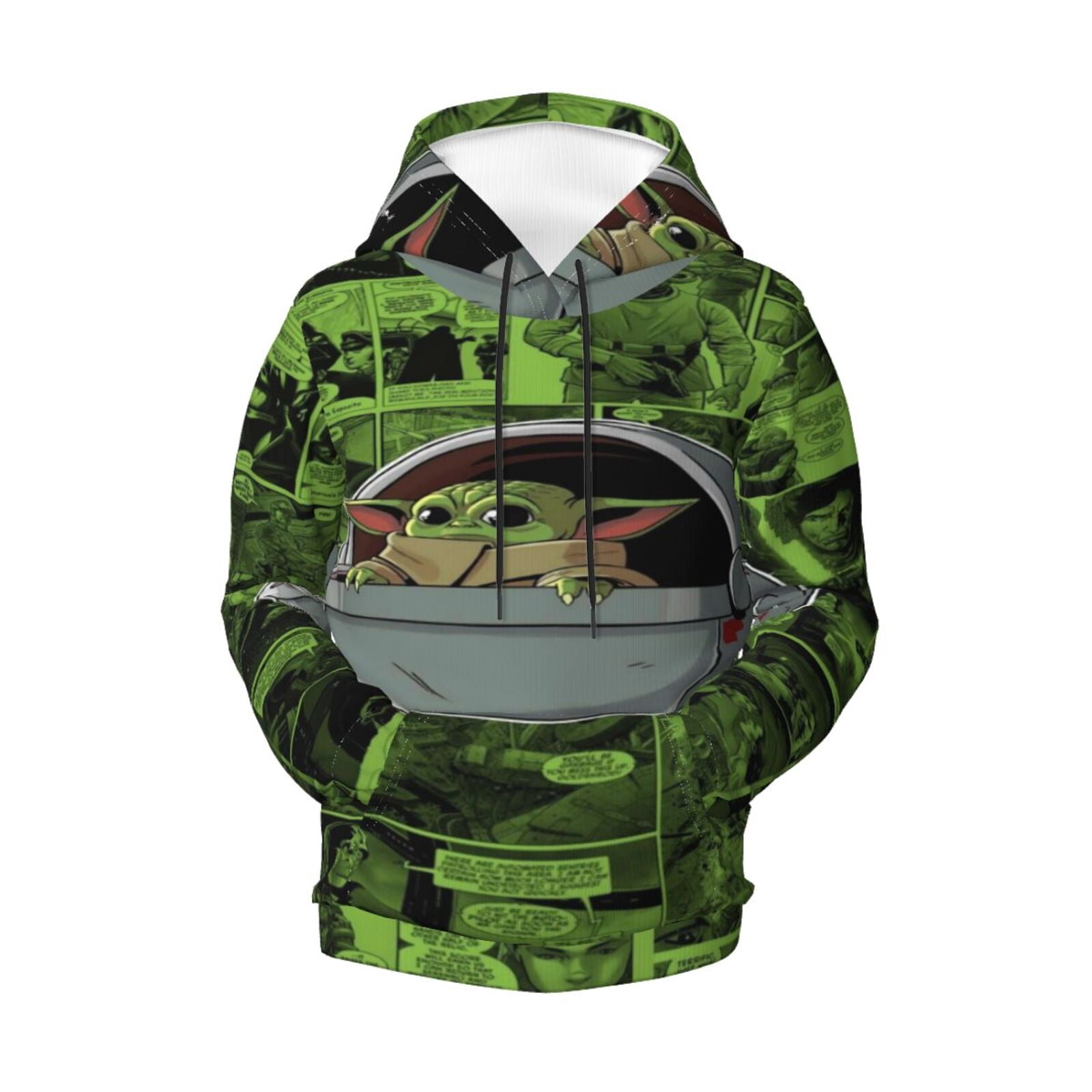 Baby Yoda Hoodie For Girls Star Wars The Mandalorian Grogu Fleece ...
