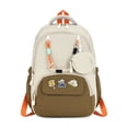 thumbnail image 1 of Kids Backpack for Kindergarten Elementary School, Lightweight Cute Cartoon Bookbag with Detachable Coin Purse, Water Resistant Nylon Daypack for Boys Girls Ages 3-8, Green, 1 of 6