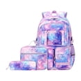 thumbnail image 1 of Kids Backpack for School Girls, 3Pcs Waterproof Girls Backpack with Lunch Box & Pencil Pouch - Lightweight Bookbag for Elementary Middle School Student Teens Ages 6, 1 of 6