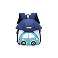 thumbnail image 1 of Kids Backpack for Toddler Boys Girls, 3D Cartoon Bus School Bag with Anti-Lost Leash, Lightweight Water Resistant Nylon Daycare Preschool Travel Rucksack, Deep Blue, 1 of 8
