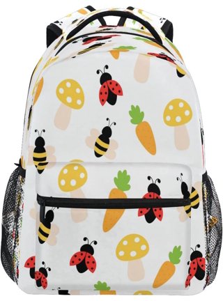 Bee Backpack - Cute Bee School Bag for Toddlers in Yellow, Black and white  — Chub and Bug Illustration | Wall art and school supplies for kids and