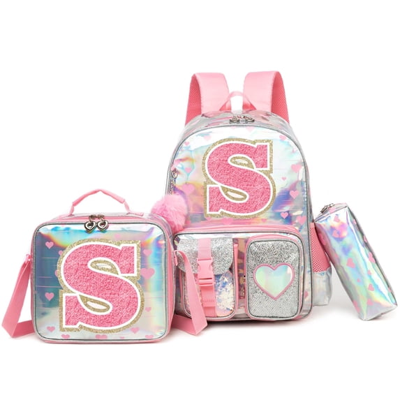 Kids Backpacks for Girls Cute Backpack with Lunch Box Pencil Case ...