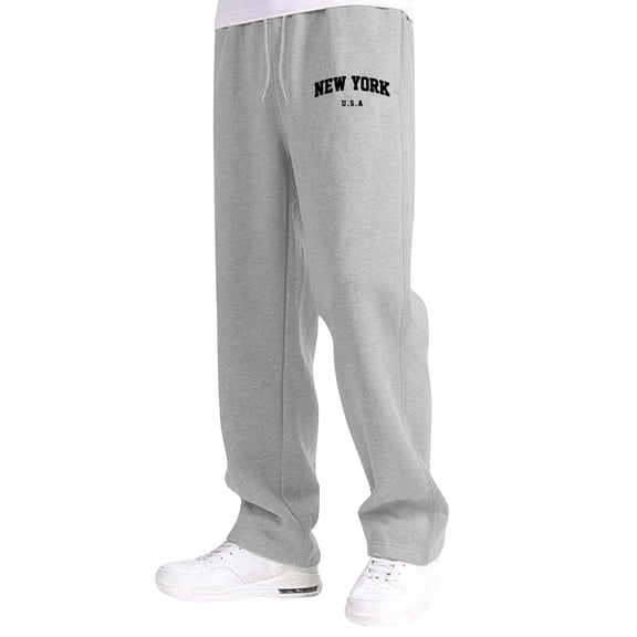 Kids Baggy Sweatpants | Boys Girls Athletic Straight Leg Pants | Lightweight Sportswear with Pockets | 4-13 Years Casual Workout Pants | Elastic Waist Comfort Fit(Grey,11-12Years)