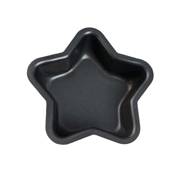 Kids Baking Mould Set Nonstick Steel Mini Cake Pans With Heart Round Square Cartoon Patterns For Easy Oven Use