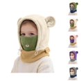 thumbnail image 1 of Kids Balaclava Hat with Face Mask Polar Soft Warm Cold Weather Hat for Boys Girls 4-12 Years Skiing Cycling Camping and Winter Play Kids Cold Weather Gear, 1 of 5