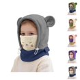 thumbnail image 1 of Kids Balaclava Hat with Face Mask Polar Soft Warm Cold Weather Hat for Boys Girls 4-12 Years Skiing Cycling Camping and Winter Play Kids Cold Weather Gear, 1 of 6