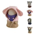 thumbnail image 1 of Kids Balaclava Hat with Face Mask Thickened Windproof Knit Soft Warm Cold Weather Hat for Toddler Boys Girls Kids Cold Weather Gear, 1 of 4