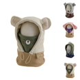 thumbnail image 1 of Kids Balaclava Hat with Face Mask Thickened Windproof Knit Soft Warm Cold Weather Hat for Toddler Boys Girls Kids Cold Weather Gear, 1 of 4