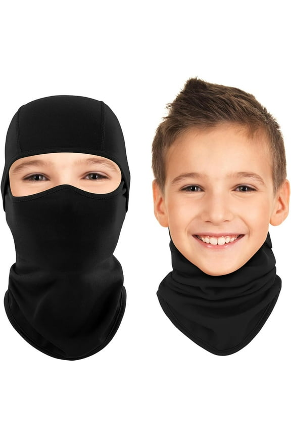 Kids Balaclava Ski Mask Cold Weather Windproof Tactical Face Mask Winter for Skiing Snowboarding Cycling
