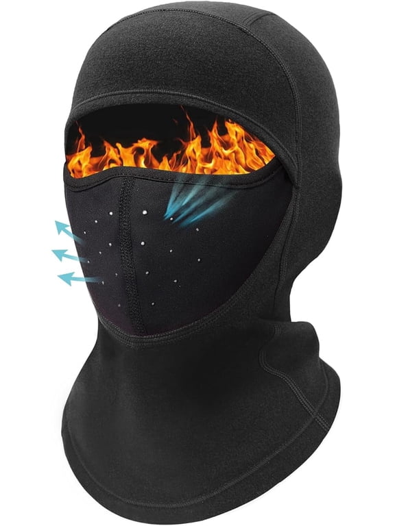 Kids Balaclava Ski Mask (with Breathable Holes) Windproof Winter Fleece Neck Face Warmer Boys Girls