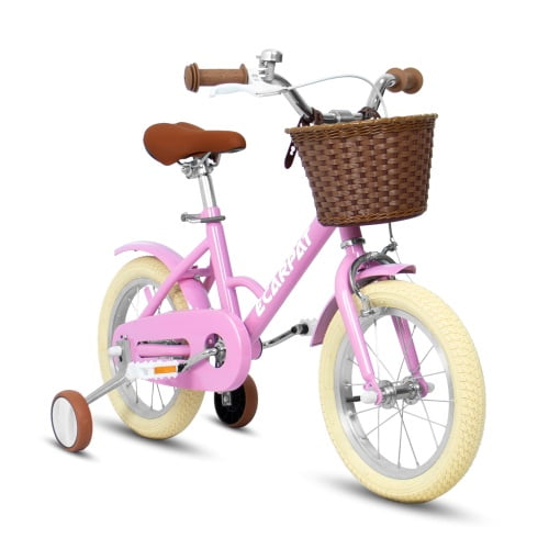 CASEMIOL 14in Kids' Bike for Girls, Kids' Bicycles with Removable ...