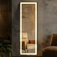 thumbnail image 1 of Simenmax Mirror Full Length with LED Lights, 16"x60" Body Wall Mirrors, 1 of 9