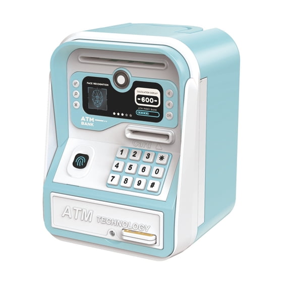 Kids' Bank Real ATM Bank With Debit Card Deposit Machine Sorter Calculator Electronic Cool For Teenage Girls