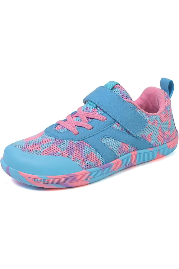 Kids Barefoot Shoes Wide Toe Box | Lightweight Zero Drop Sneakers for Boys Girls | Anti-Slip Flexible Sole | Toddler Little Big Kid Running Walking Shoes for Indoor Outdoor Play