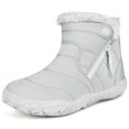 thumbnail image 1 of Kids Barefoot Snow Boots Wide Width Ankle Booties for Girls Boys, 1 of 7