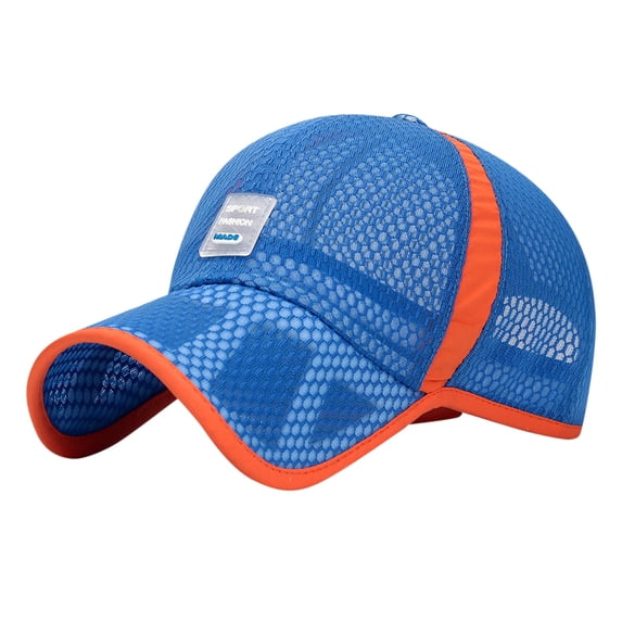 Kids Baseball Cap Breathable Mesh Boys Girls Hat Sun Protection Outdoor Sport Trucker Cap