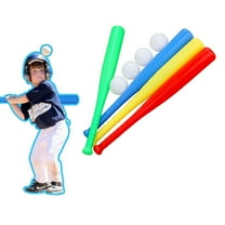 Kids Baseball Set Kids Baseball Bat Outdoor Sports 6pcs (16.93X1.97X1.97Inch)