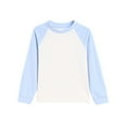 thumbnail image 1 of Kids Baseball T-Shirts, Toddler Raglan Sleeves Tees Tops, Boys Girls Casual Long Sleeve Crew Neck Sweatshirt Pullover Tops New, Light Blue, 5T, 1 of 5