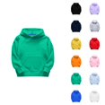 thumbnail image 1 of Kids Basic Hoodies Long Sleeve Fall Winter Lined Plain Hooded Sweatshirt with Pockets for Boy Girl Pullover Top, 1 of 1