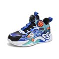 thumbnail image 1 of Kids Basketball Shoes Boys Fashion Running Sneakers Lightweight Athletic Shoes, 1 of 5