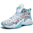thumbnail image 1 of Kids Basketball Shoes High Top Youth Fashion Sneakers Girls Casual Sports Basketball Shoes Breathable Comfortable Boys Sneakers for Big Kids, 1 of 7