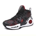 thumbnail image 1 of Kids' Basketball Shoes - Lightweight Breathable High Tops for Boys Girls, Non-Slip Outdoor Sports Sneakers (6 Colors), 1 of 5