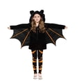 thumbnail image 1 of Kids Bat for Girls Long Sleeve Hooded Jumpsuit Halloween Outfit Party Clothes Size 3-13 Years, 1 of 3