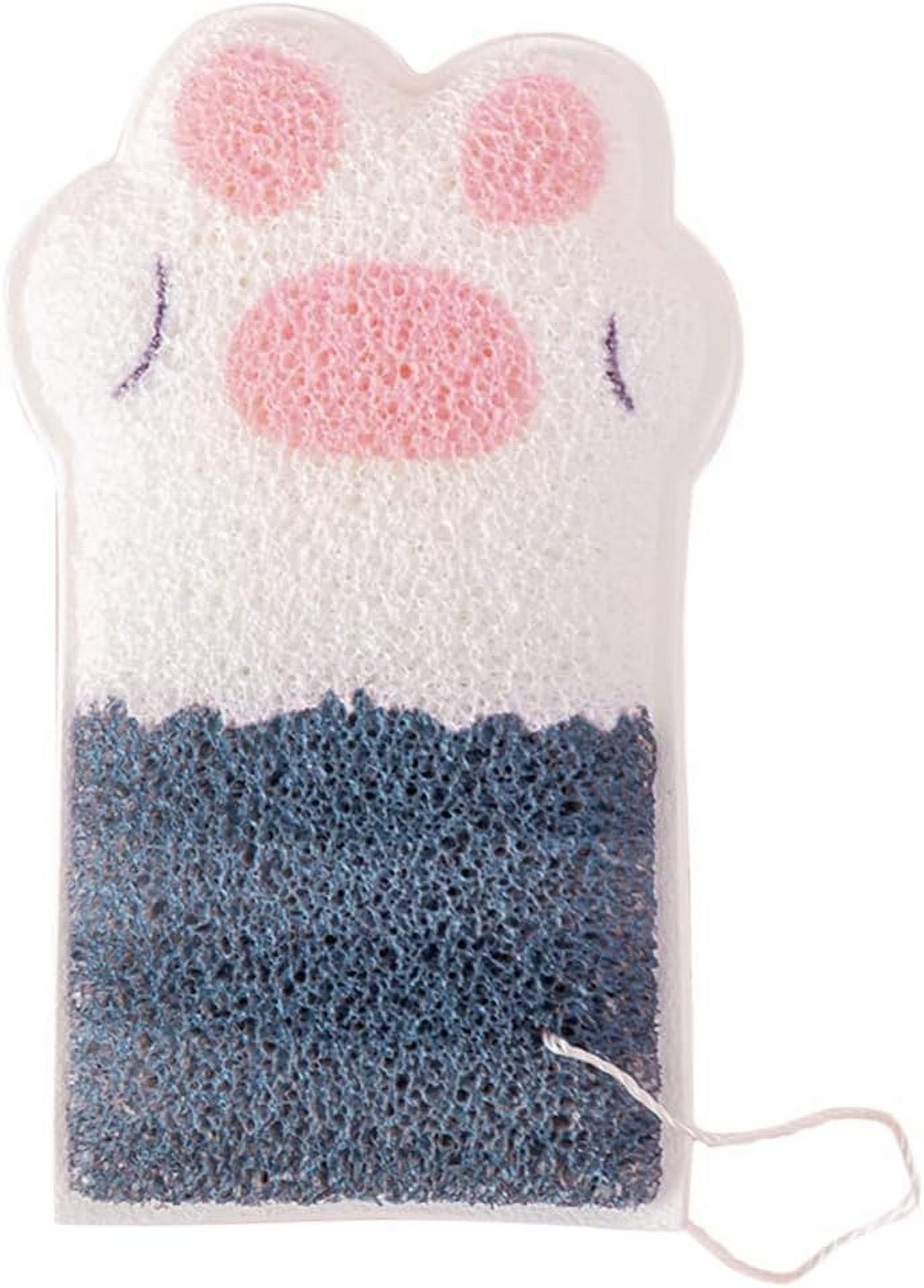 Kids Bath Mitt Animal Bath Sponge Cat Claw Shower Loofahs Cartoon