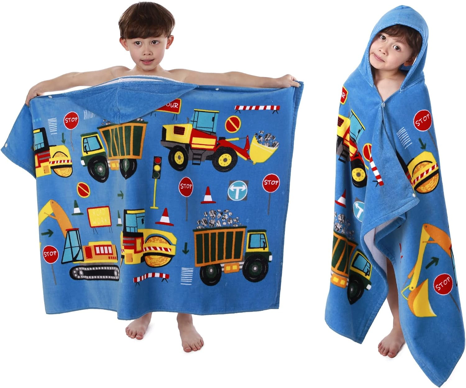 Kids Bath Towels Cartoon Kids Towels Bath 50" x 30" Boy Kids Bath ...