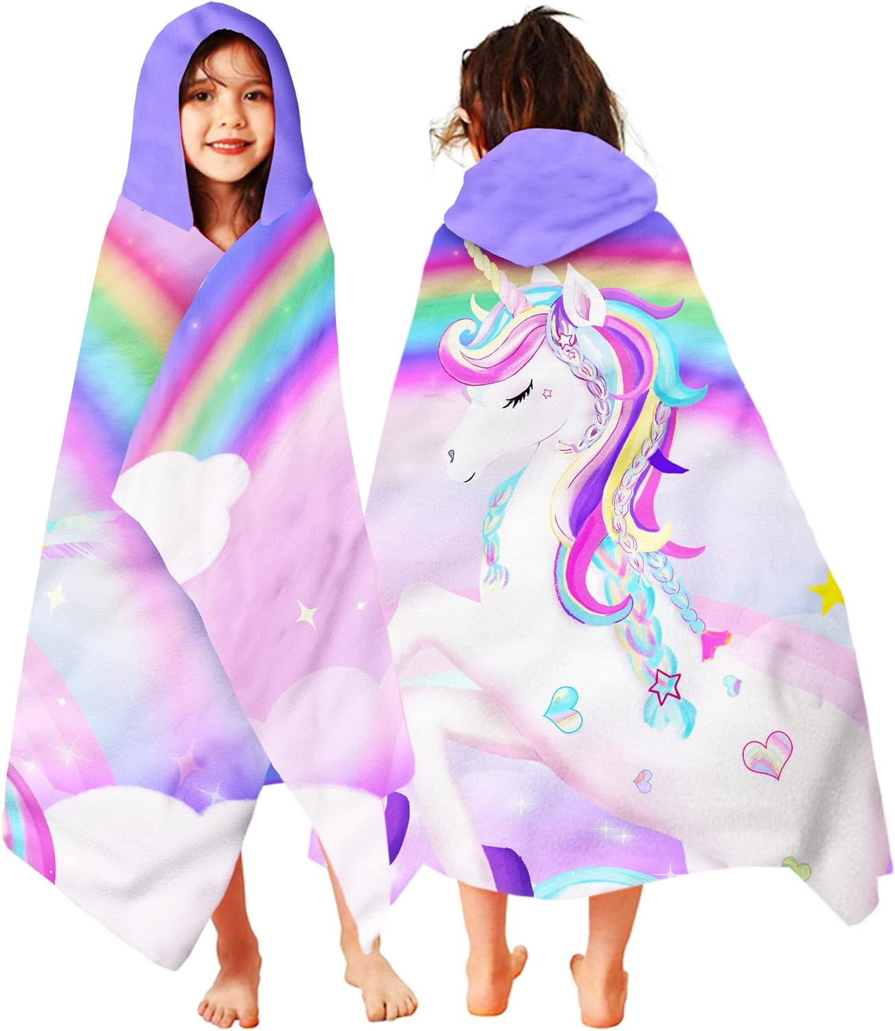 Kids Bath Towels Cartoon Girls Bath Towels 50" x 30" Bath Towels for ...