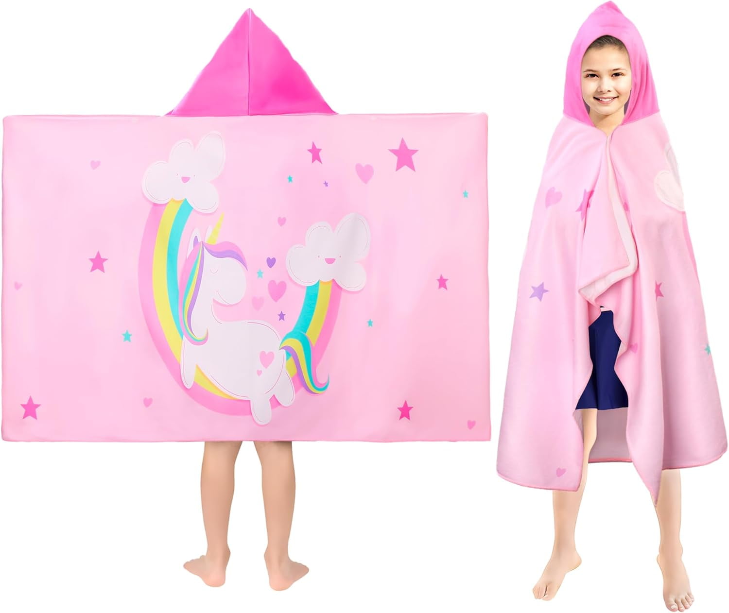 Kids Bath Towels Cartoon Girls Bath Towels 60" x 35" Bath Towels for ...