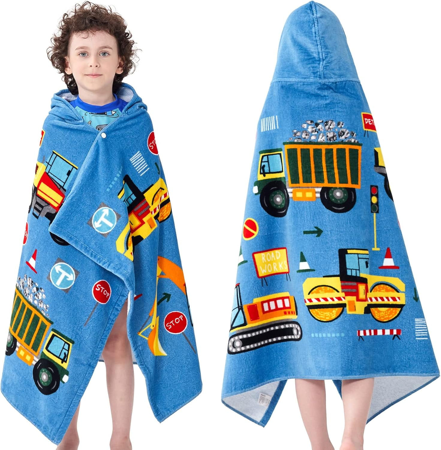 Kids Bath Towels Cartoon Kids Towels Bath 60" x 35" Boy Kids Bath ...