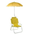 thumbnail image 1 of Kids Beach Chair, Outdoor Folding Chairs, with Removable Beach Umbrella, Chairs Sunshade for Children Outdoor Garden Beach Patio Use, 14.57*11.81*18.5inch, 1 of 7