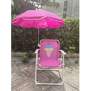 Kids Beach Chair with Umbrella Folding Lawn and Camping Chair with Summer Shade Children's Beach Chair for Beach Pool Travel Outdoor（for 1-5 Years Old）