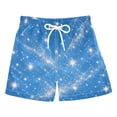 thumbnail image 1 of Kids' Beach Pants Comfortable Swim Trunks Sky Blue Flashing Pattern Shorts for Pool Vacation and Lounge Wear 2T, 1 of 8
