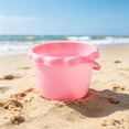 thumbnail image 1 of Kids Beach Sand Bucket, Colorful Plastic Toy Pail for Sandcastle Building & Water Play, 1 of 4
