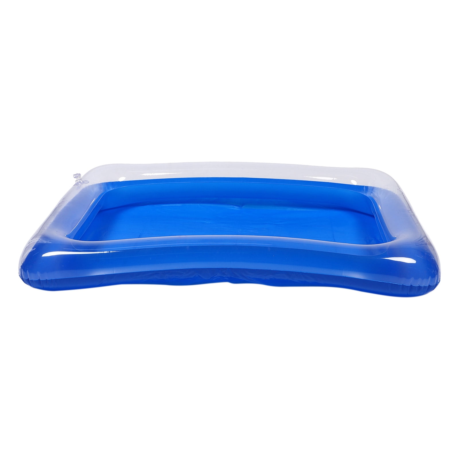 Kids Beach Sandbox Inflatable Sand Toy Tray Child 57.00X44.00X1.00CM Blue