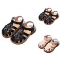 thumbnail image 1 of Kids Beach Shoes and Girls Sandals for Toddlers (1-3 Years), Soft Comfortable Everyday Party Dressy Strappy Summer Footwear Lightweight Breathable, 1 of 8