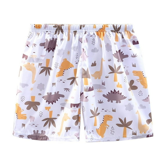 Kids Beach Summer Trunks Boys Holiday Vacation Swim Shorts Cotton Casual Loose Girls Novelty Shorts 12T