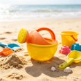 thumbnail image 1 of Kids Beach Watering Can Toy, Colorful Sand Water Spray Kettle, Toddler Summer Outdoor Beach Sandbox Toy for Water Play Sand Bath Swimming Pool, Random Color, 1 of 7