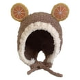 thumbnail image 1 of Kids Beanies Winter Hats for Boys Soft Winter Kids Hat With Ear Adorable Fruit Themed for Baby Boys and Girls Cozy Lined Cap for Cold Weather Suitable for 3 8 Years Old, 1 of 3