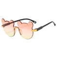 thumbnail image 1 of Kids Bear Sunglasses – UV400 Protection Gradient Cartoon Glasses forToddlers & Children, Lightweight PC Frame Unbreakable Design, Cute Animal Shape Sun Glasses for Boys Girls, 1 of 8